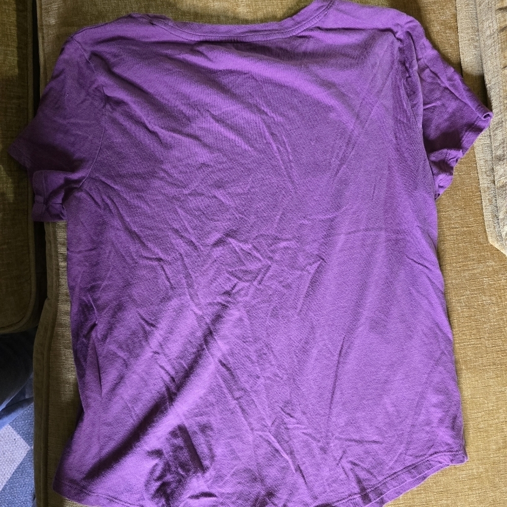 Old Navy Purple Embellished Short Sleeve Tee - Picture 4 of 4